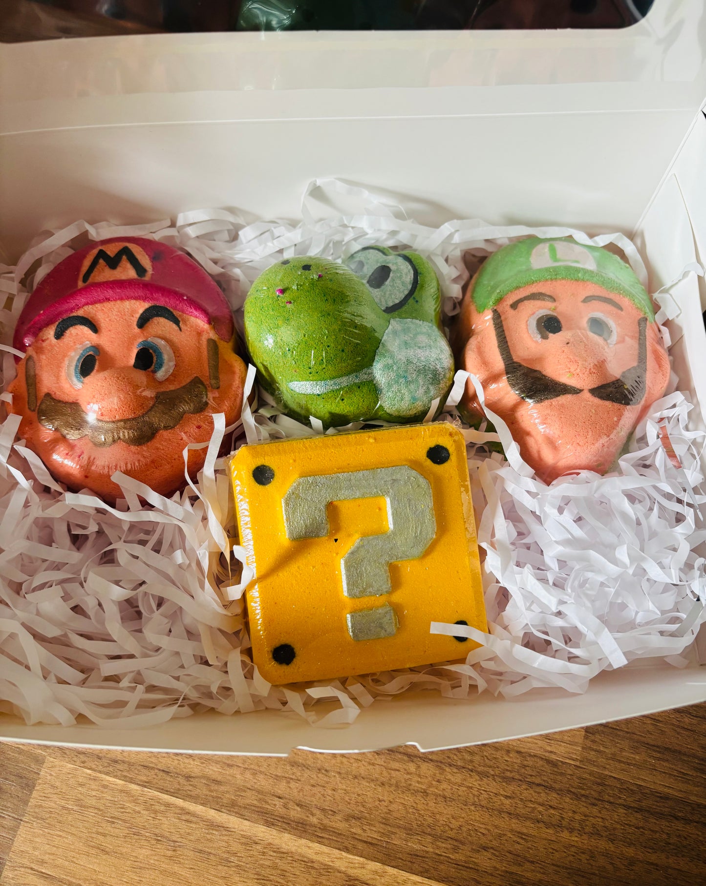 Mario bath bomb gift set
